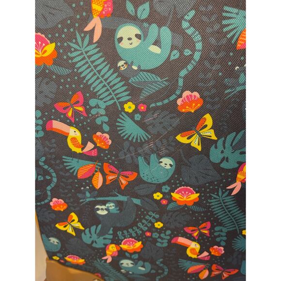 Lily Bloom Luggage 24" Expandable Sloth To Me Navy - Picture 5 of 11